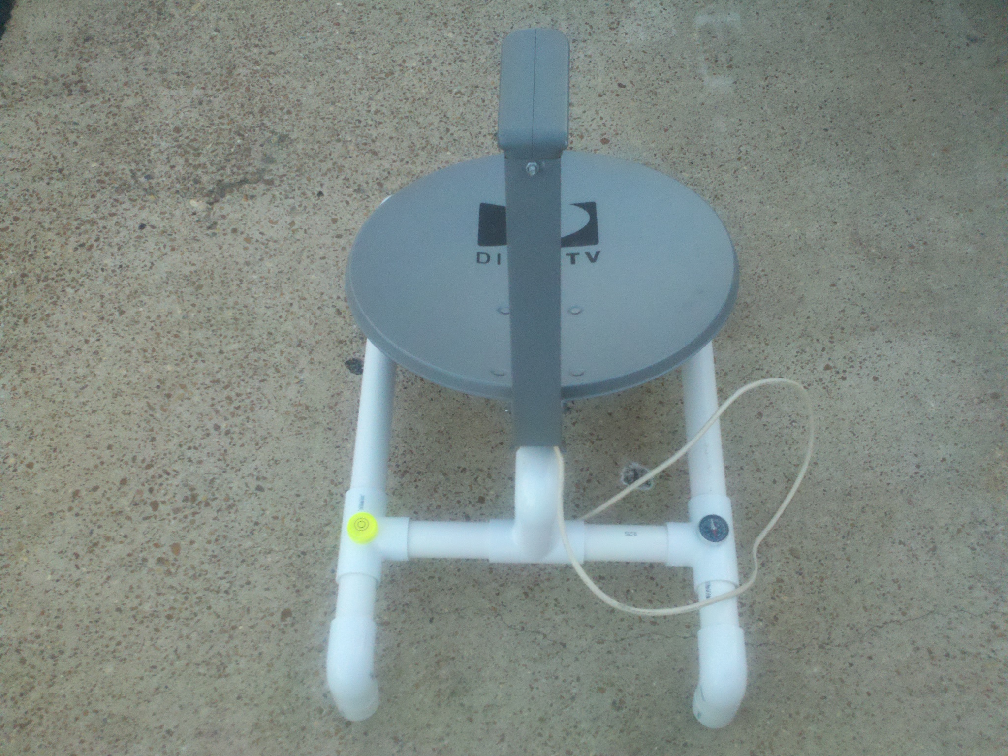 Flipped Dish Satellite Stand