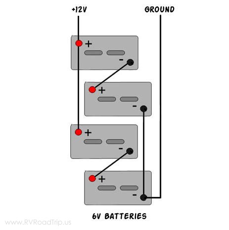 6v Wiring - 4 Batteries