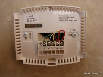 Rv Digital Thermostat Installation Coleman And Suburban