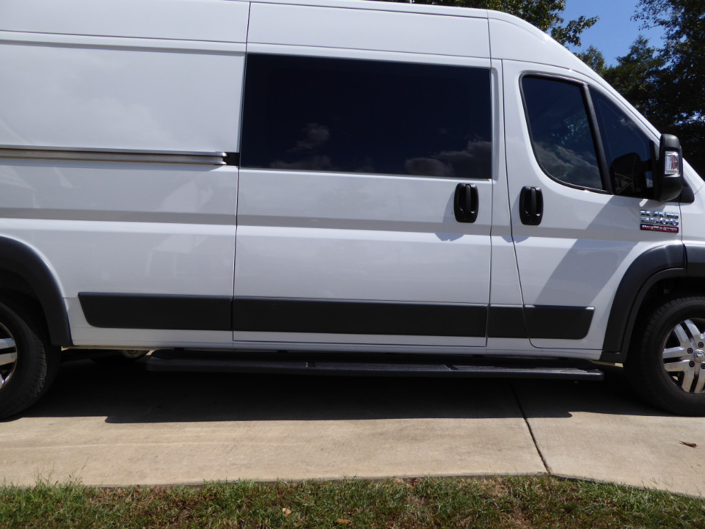 Ram ProMaster RV CamperVan Conversion Running Boards