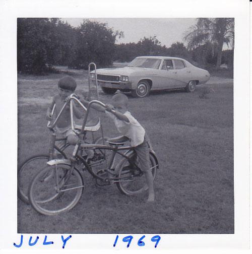 My brother and I, 1969.